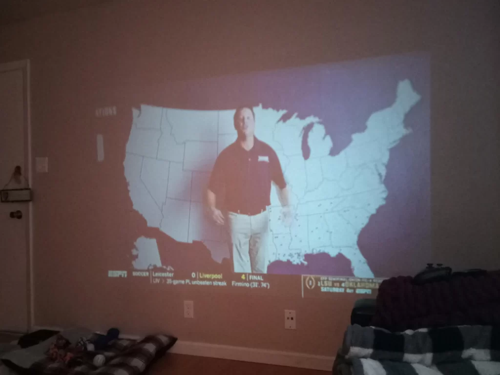 blurry projector