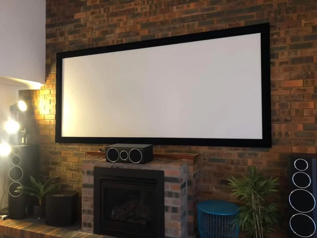 What are The Risks Of Putting a Projector Screen Above a Fireplace?